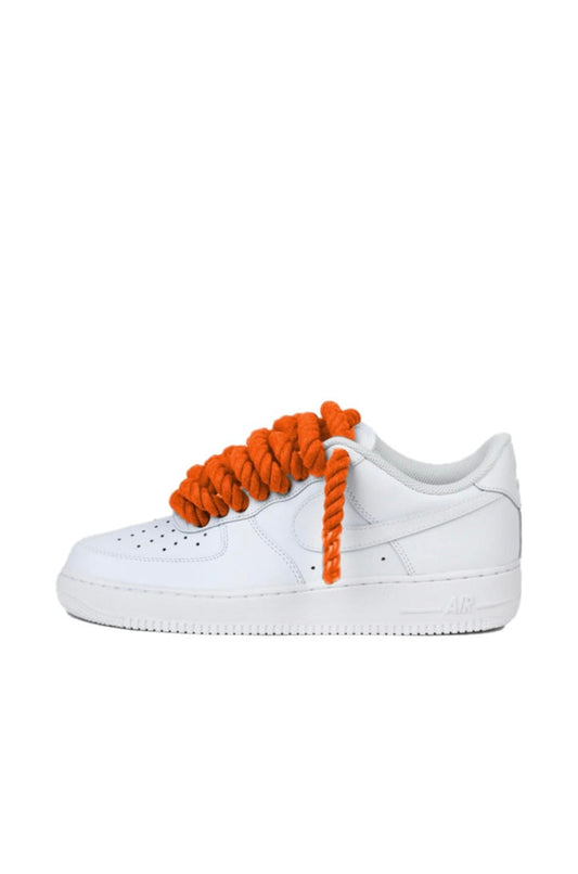 Air Force 1 White ‘Orange Rope Lace’