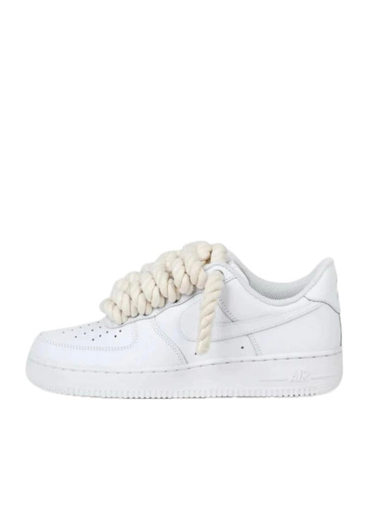 Air Force 1 White ‘Beige Rope Lace’