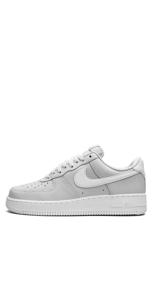 Air Force 1 '07 "Pure Platinum" Pebbled Leather