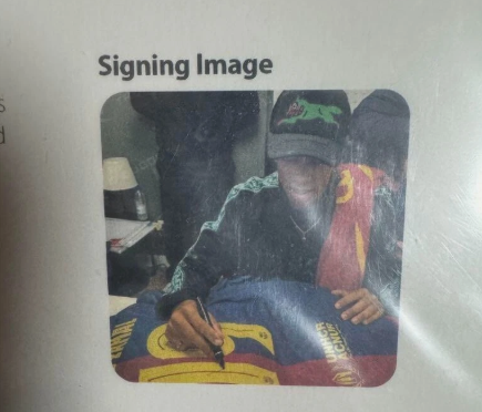 Authentic Signed Lamine Yamal Barcelona Jersey