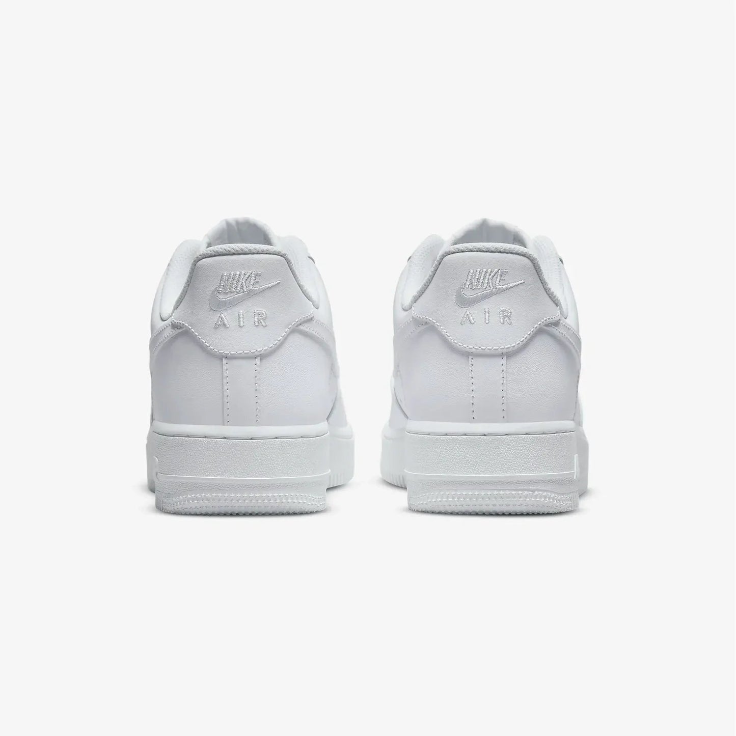 White Nike Air Force 1's
