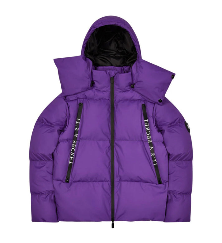 TRAPSTAR x COUPHSYRUP puffer jacket ‘Purple’